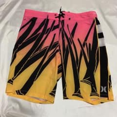 Hurley サーフパンツ ピンク イエロー グラデーションのサムネイル
