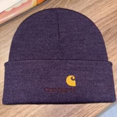 Carhartt wip カーハート ビーニー 紫のサムネイル