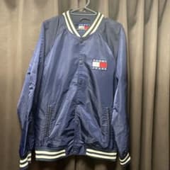 TOMMY JEANS 90s 紺 Ma1 ジャケット アウター ブルゾン L - メルカリ
