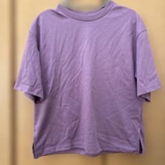 GU 半袖 Tシャツ パープル Lサイズのサムネイル