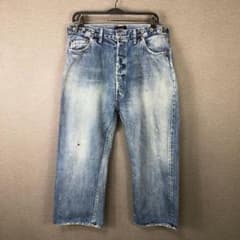 チマラ アジャスタブル ストレートデニムパンツ 36 インディゴブルー