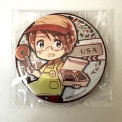 ヘタリア アメリカ 缶バッジ 原作柄 ドーナツ - メルカリ