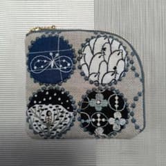 ミナペルホネン&音の絵 ハンドメイド L字ファスナーポーチ - メルカリ