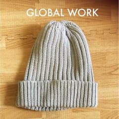 【kunyon様専用】GLOBAL WORK ニット帽子のサムネイル