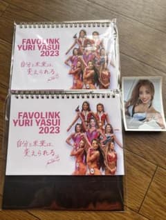 安井友梨さんカレンダーとシールのサムネイル