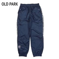 OLD PARK レオパード柄 リメイク パンツ ナイロン ブラック - メルカリ