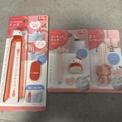 ダイソー ハローキティ スキンケアツール 3点セット - 2