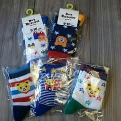 新品！！ ミキハウス キッズ靴下5足セットのサムネイル