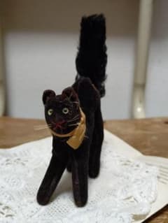 シュタイフ トムキャット Steiff アンティーク 黒猫 - メルカリ