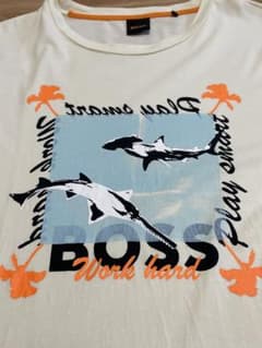 美品 HUGO BOSS サメグラフィック Tシャツのサムネイル