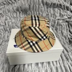 BURBERRY リバーシブル バケットハット コットン製 YvngboiP着用