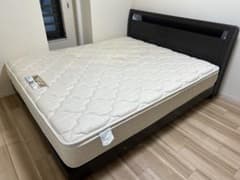 フランスベッド フレーム マットレスセット クイーンサイズ 【引き取り専用】のサムネイル
