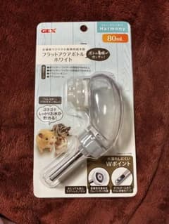 GEX フラットアクアボトル ホワイト 80ml未使用のサムネイル