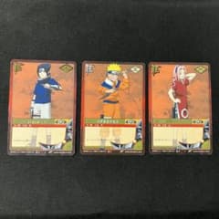 NARUTOカード　巻ノ壱3枚セット　うずまきナルト　うちはサスケ　春野サクラ NARUTOカード 巻ノ壱3枚 うずまきナルト うちはサスケ 春野サクラ