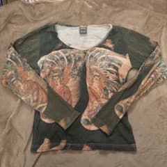 ヴィンテージ 和柄Tattoo ロンTのサムネイル