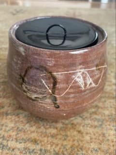 陶器 水差し 蓋付き 作家サインありのサムネイル