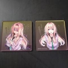 蔦町ちとせ アクリルコースター 2種 アマカノ2+ 版画展 ピロ水 - メルカリ