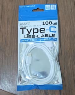 Type-C USBケーブル 100cmのサムネイル