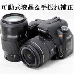 ★ボディ内手振れ補正★ソニー α350 ダブルズームセット ⭐️良品⭐️SONY ソニー α350 ダブルズームセット☆ボディ内手振れ