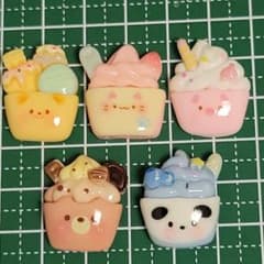 スイーツ デコパーツ 5個のサムネイル