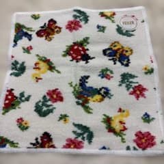 新品未使用 FEILER フェイラー ハンカチ ハイジ ホワイト