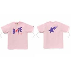 A BATHING APE ピンク Tシャツ Mサイズのサムネイル