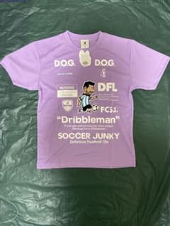 メッシ　SOCCER JUNKY ドリブルマン Tシャツ Mサイズ パープルのサムネイル