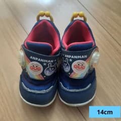アンパンマン キッズスニーカー 14cm ネイビーのサムネイル
