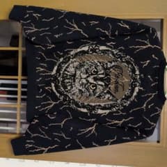 ROKKAN O.C. ニット セーター 猫柄Mサイズのサムネイル