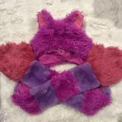 ディズニー チェシャ猫 マフラーキャップ - メルカリ