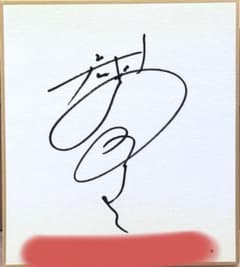 女優 観月ありさ 直筆サイン色紙 - メルカリ