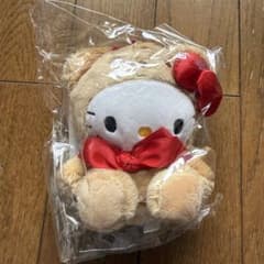 サンリオ 韓国限定 ぬいぐるみ マスコット ハローキティレトロベアキーリング