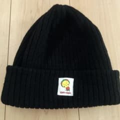 さくらももこ コジコジ ニット帽 ブラック