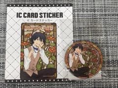 문호 스트레이독스 캔 배지 × IC 카드 스티커 에도가와 란호 문스트