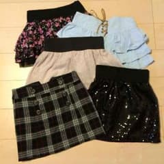 スカート キュロット セットのサムネイル