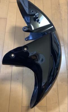 SUZUKI隼２型用純正フロントフェンダー　グラススパークルブラック SUZUKI隼2型用純正フロントフェンダー グラススパークルブラック