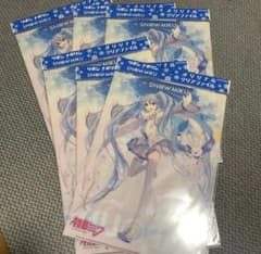 하츠네 미쿠 스노우 미쿠 SNOW MIKU 리본 나폴린 클리어 파일