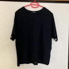 DISCOAT ブラック 半袖シアーTシャツ　シースルーのサムネイル