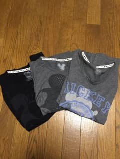 値下げしました【大きいサイズ】ミッキー&ミニーTシャツ3点セット3Lサイズのサムネイル