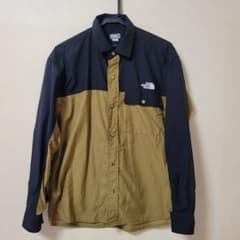 THE NORTH FACE 長袖シャツ 黒/茶色のサムネイル