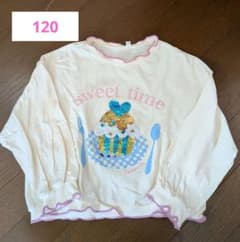 カップケーキ スパンコール 長袖Tシャツ 120