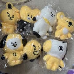 BT21 Rainbow Color Plush Toys (Medium Size) - Set of 7