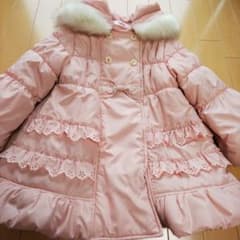 コート 女児 スーリー ピンク 100のサムネイル