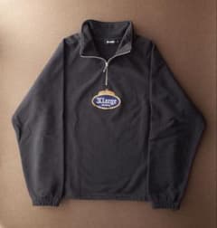 X-LARGE エクストララージ ハーフジップ スウェット トレーナー ブラック