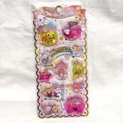 【正規品】キラキラウォーターinシール　フワフワらびちゃんのサムネイル