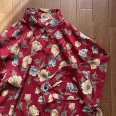 昭和レトロ　ブラウス　柄シャツのサムネイル