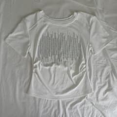 ホワイト ラメデザイン Tシャツのサムネイル