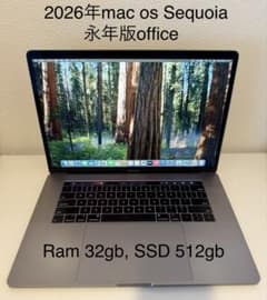 Macbook Pro 2019 15インチ office付ける core i9 - メルカリ