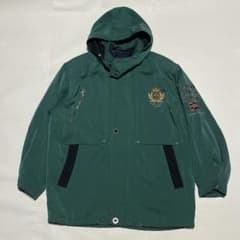 90s HARDY AMIES SPORT 中綿ジャケット 刺繍ロゴ ワッペン - メルカリ
