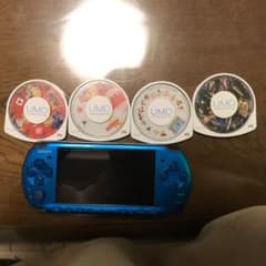 PSP本体(3000)&カセット4個＆充電器のサムネイル